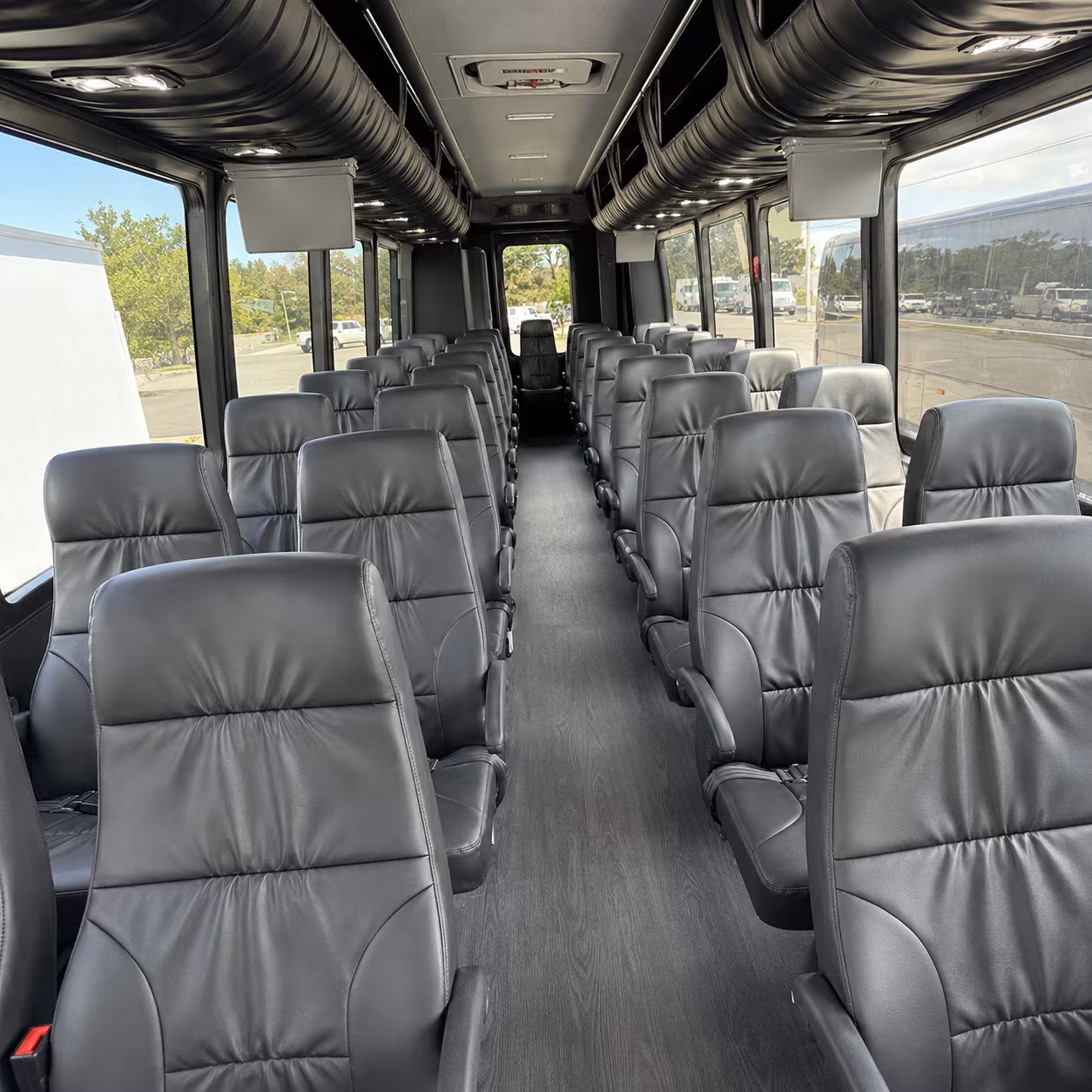 greensboro 30 passenger minibus inside