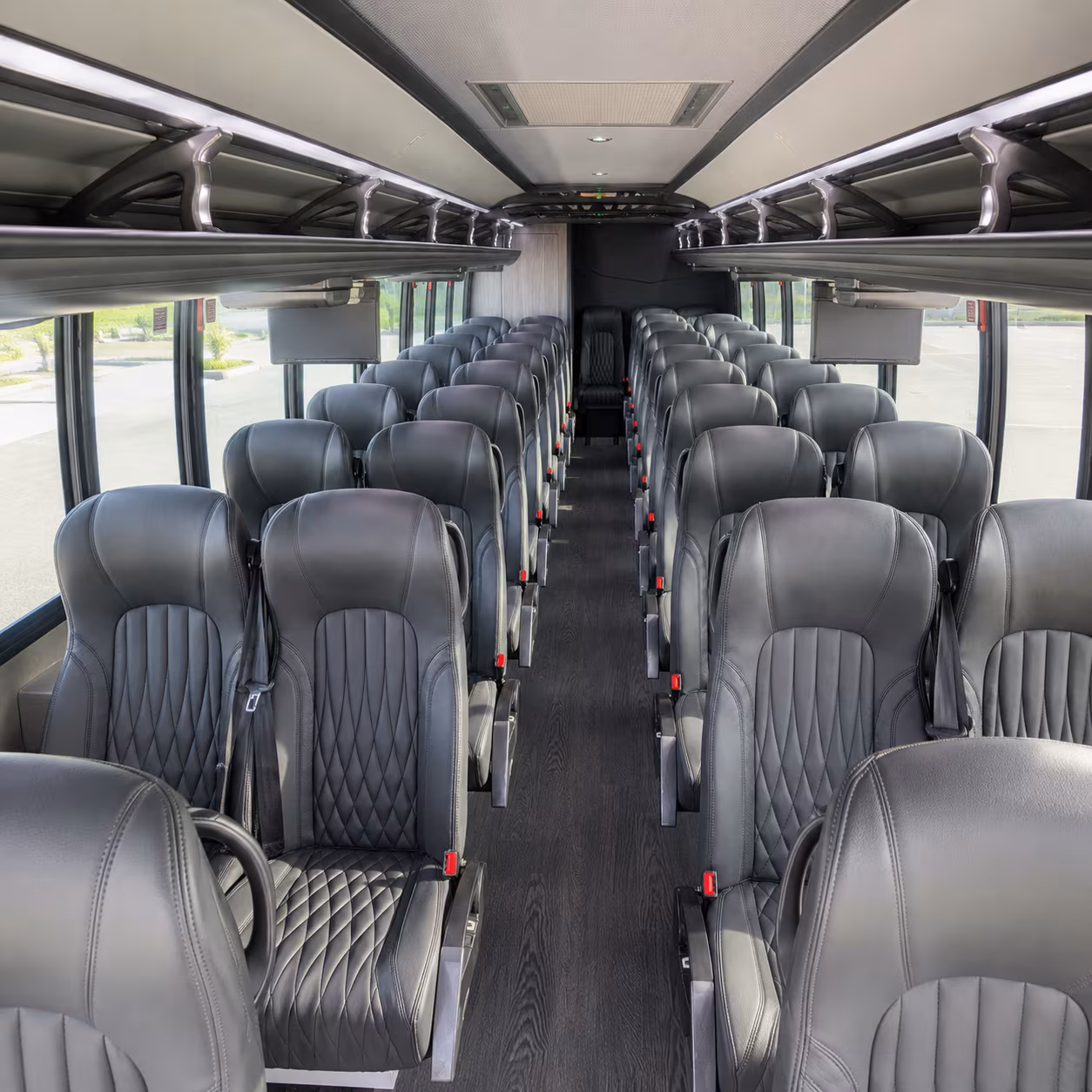 greensboro 30 passenger minibus interior