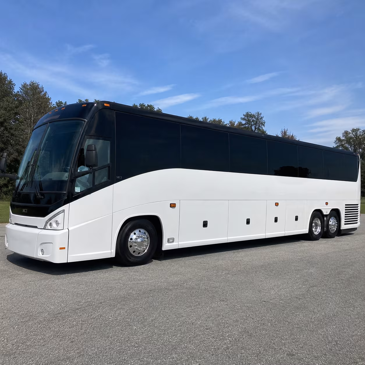 greensboro 56 passenger charter bus