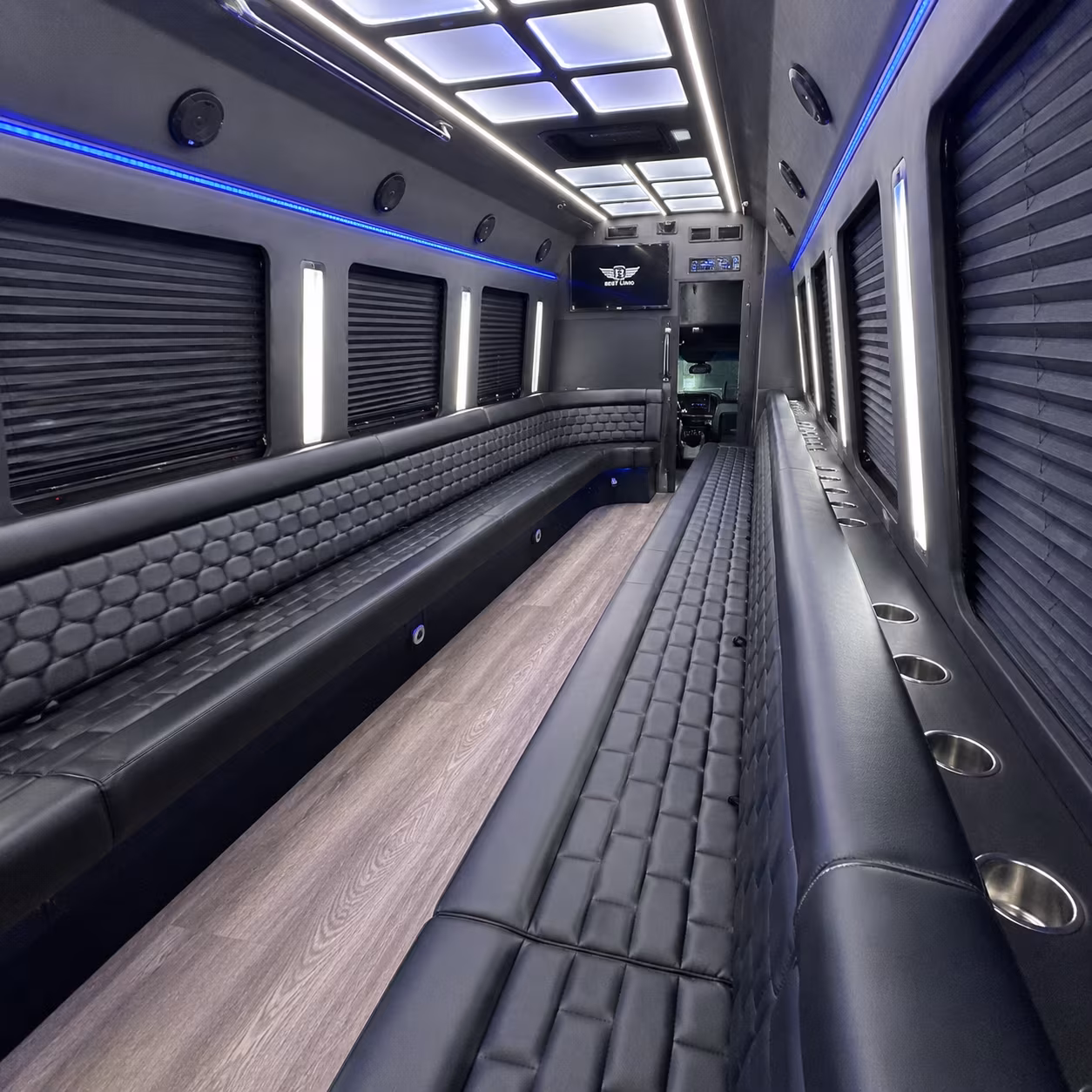 greensboro party bus interior