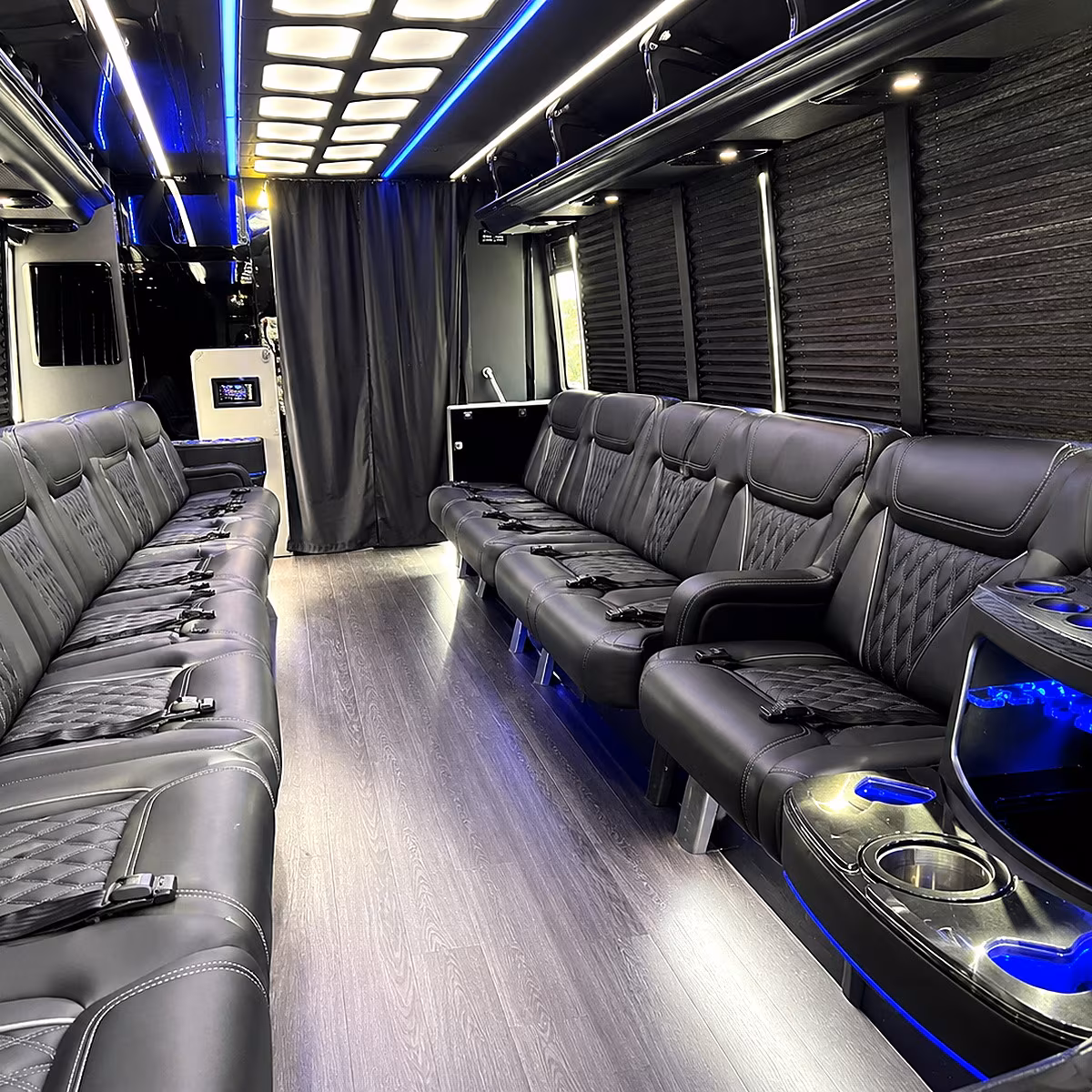 greensboro party bus rentals inside