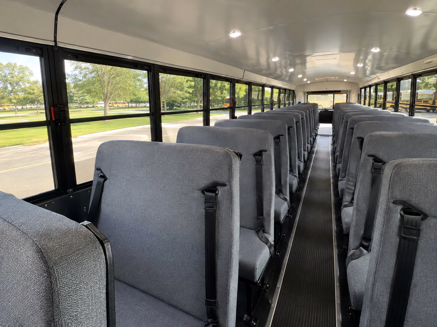 greensboro school bus inside
