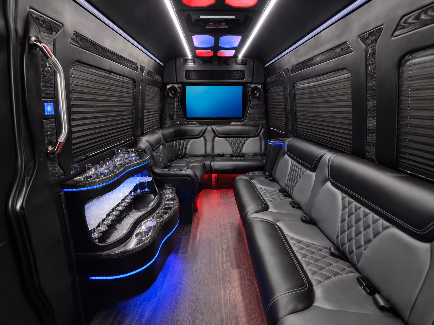 greensboro sprinter limousine inside
