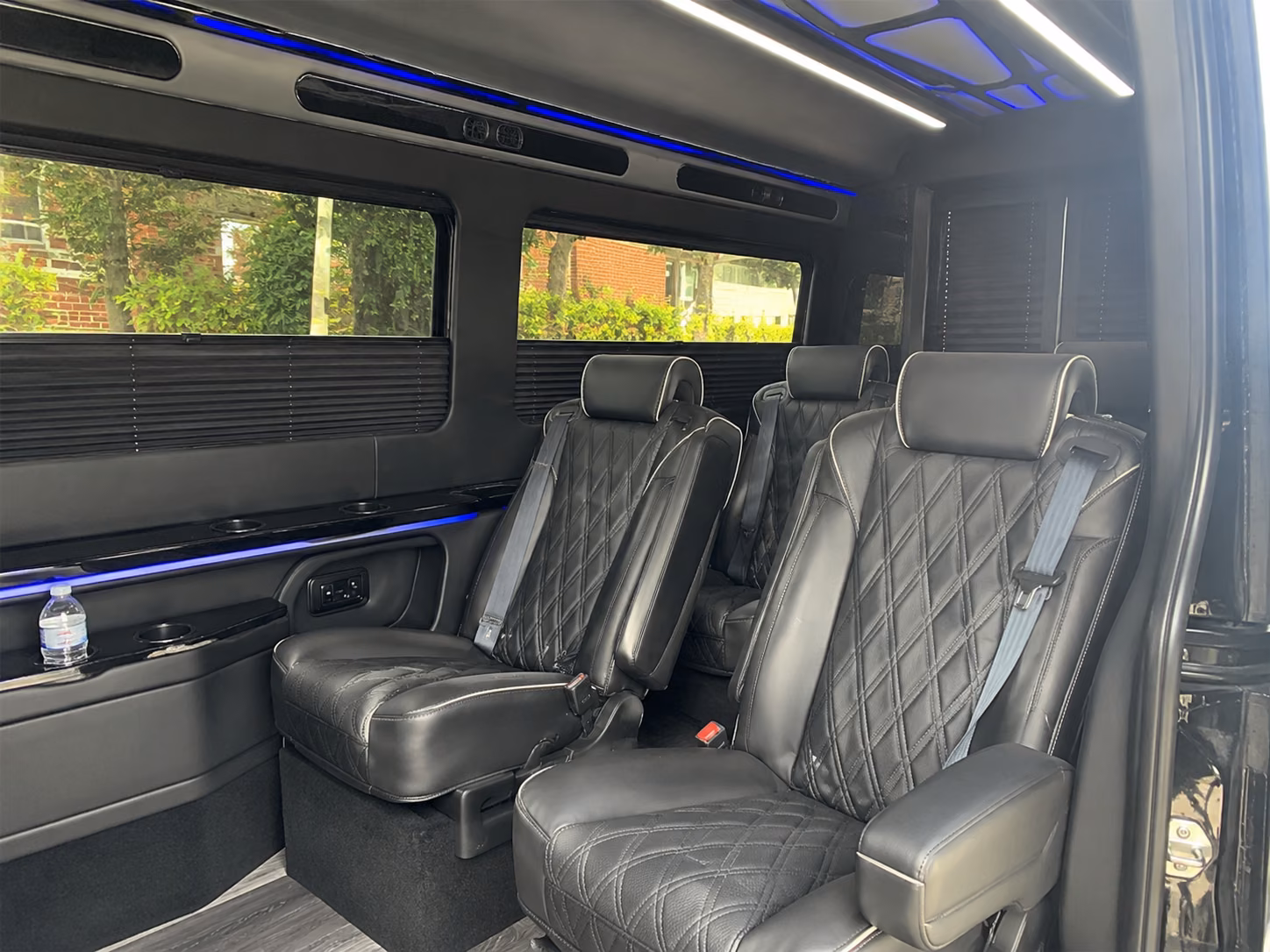 greensboro sprinter van with driver inside