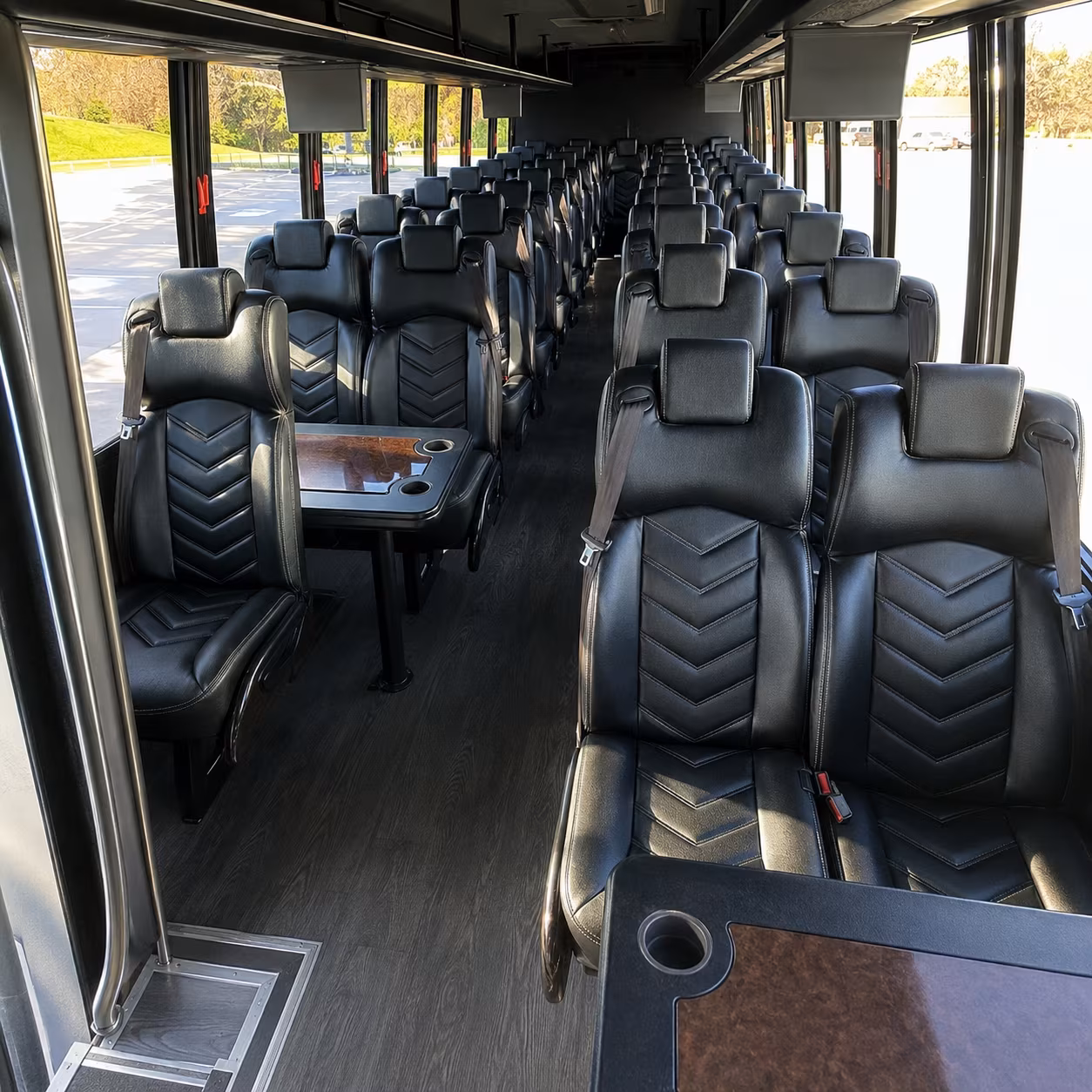 what kind of bus do i need and how does that change the price in greensboro